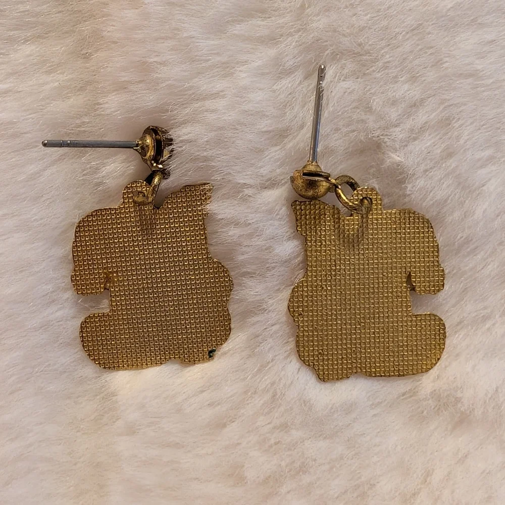 Vintage Simba Christmas Lion King Earrings
